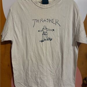 Thrasher skater skateboarding white shortsleeve gonz tshirt unisex mark gonzales